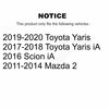 Top Quality Rear Drum Brake Shoe For Toyota Yaris iA Mazda 2 Scion NB-991B